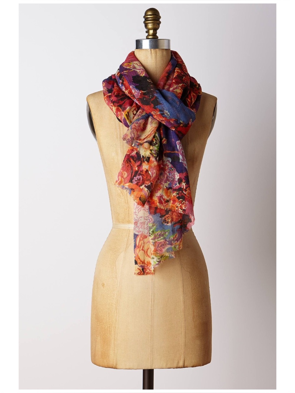 Anthro Floral Woven Scarf by Anu by Naturals